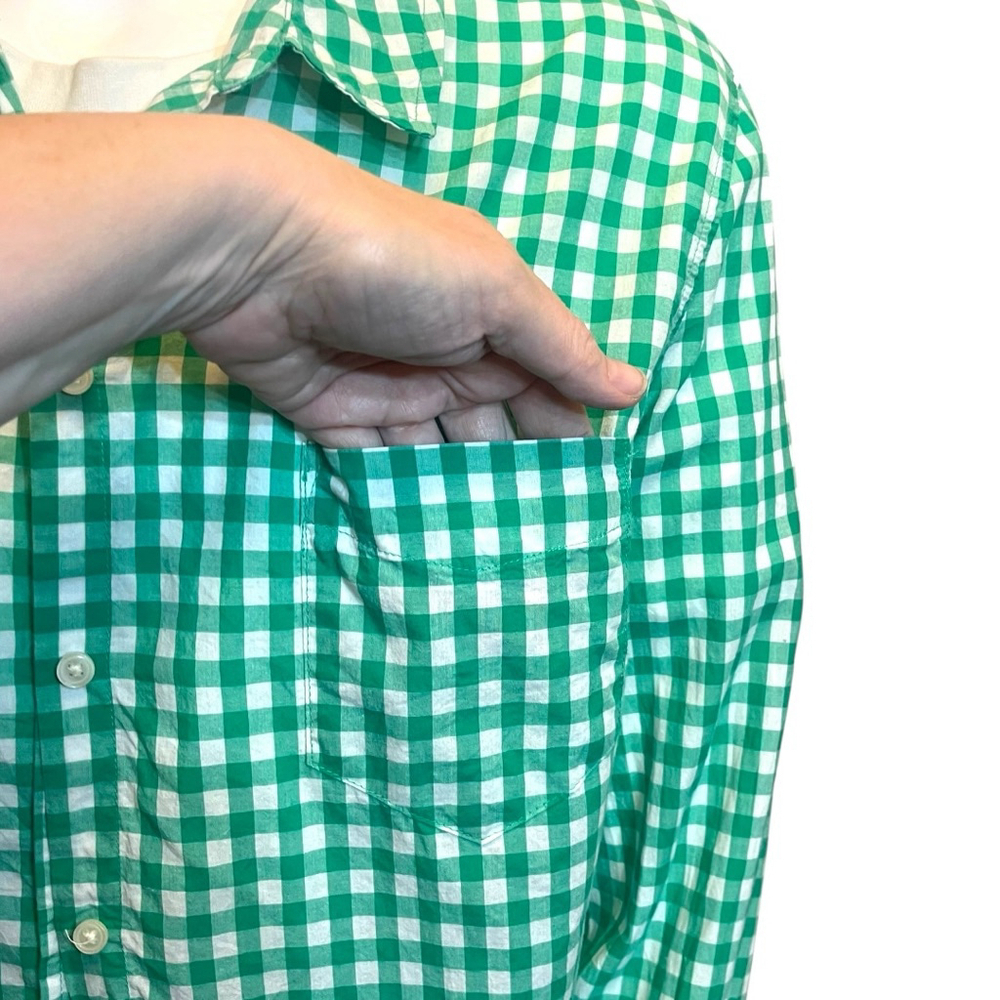 Bundle of Two Men’s/Unisex Old Navy Gingham Button Down Long Sleeve Shirts - Picture 4 of 16